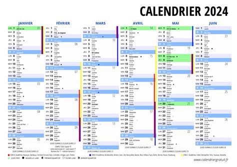 Calendrier 2024 Vacances Scolaires Et Jours Fériés Fiona Jessica