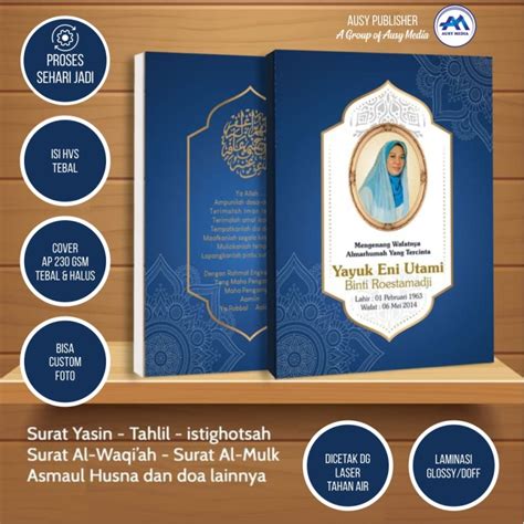 √ 15 Contoh Sampul Buku Yasin Desain Terbaik Onpos