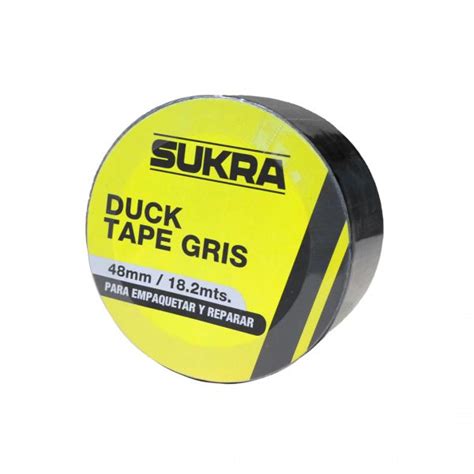 Cinta Gris Negra Para Ductos Duct Tape Mm X M Sukra Grados