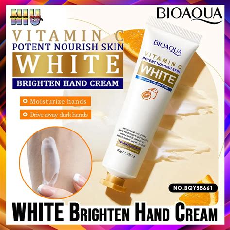 BIOAQUA Vitamin C WHITE Hand Cream 30g Brightening Whitening Hand Cream