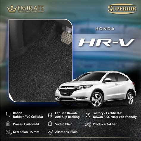 Jual Karpet Mobil Mie Premium PVC Coil Honda HRV Fullset Superior