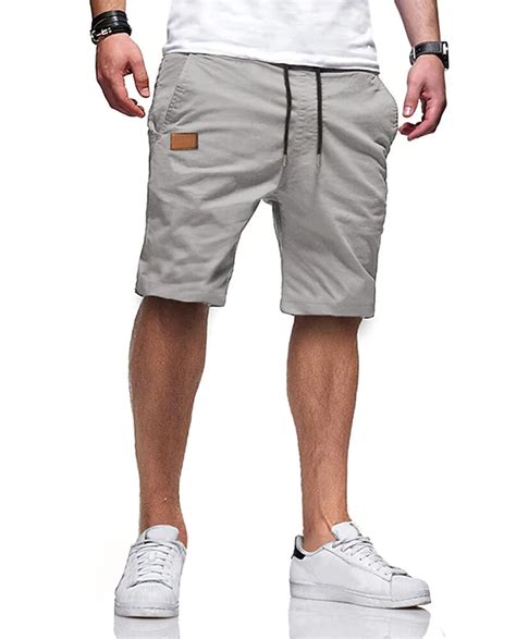 Buy Mens Shorts Casual Classic Fit Athletic Workout Golf Shorts Cotton