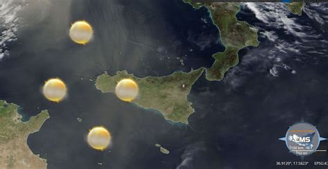 Il Pulviscolo Sahariano Invade Di Nuovo La Sicilia E Non Solo Cieli