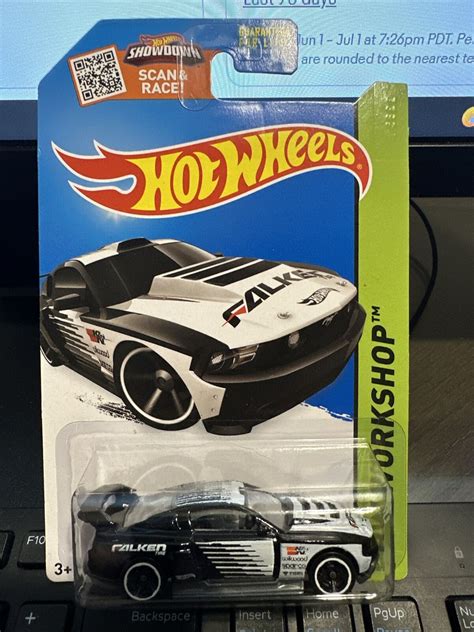 Hot Wheels Custom 12 Ford Mustang 2015 HW Workshop Black Kmart