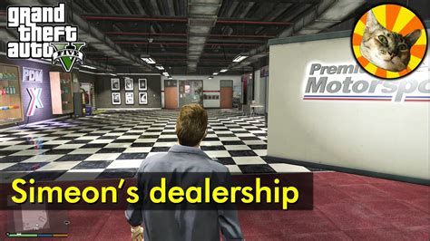 Simeon S Dealership At Night Gta V The Game Tourist Youtube