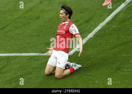 Keito Nakamura Of Reims During The French Championship Ligue Football