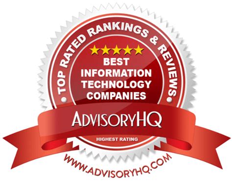 Top 6 Best Information Technology Companies | 2017 Ranking | Top IT ...