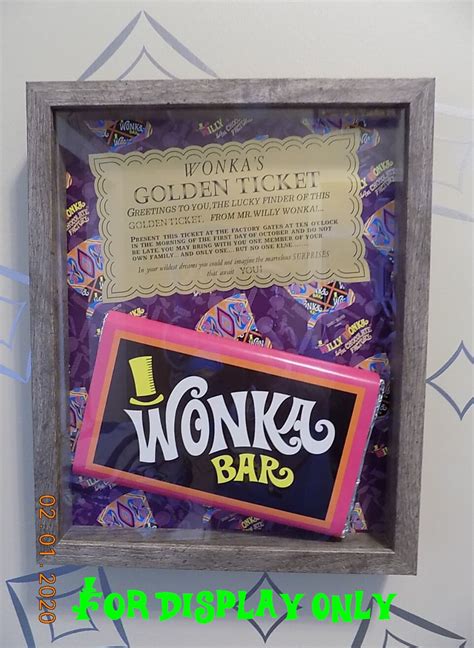 2005 Vintage Style Willy Wonka And Chocolate Factory Replica Etsy