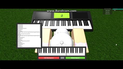 Roblox Piano Keyboard Sheet