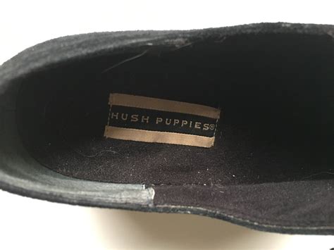 Hush Puppies ~ Suede ~ Shoes ~ Black ~ Heels ~ Walkin Gem