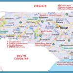 North Carolina Map Tourist Attractions - TravelsFinders.Com