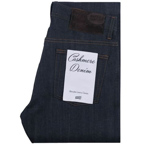 Naked And Famous Weird Guy Cashmere Stretch Blend Denim Jeans Indigo