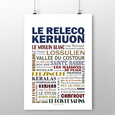 Affiche Le Relecq Kerhuon Les Quartiers Toutes Les Affiches