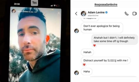 Maroon S Adam Levine Accused Of Sending Flirtatious Messages To Two