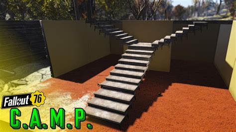 Custom C A M P Staircase S Fallout 76 Youtube