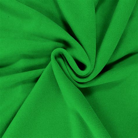 Plain Fleece Fabric EMERALD GREEN