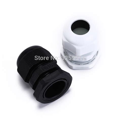 Pcs Cable Glands Pg Black White Waterproof Ad Grandado