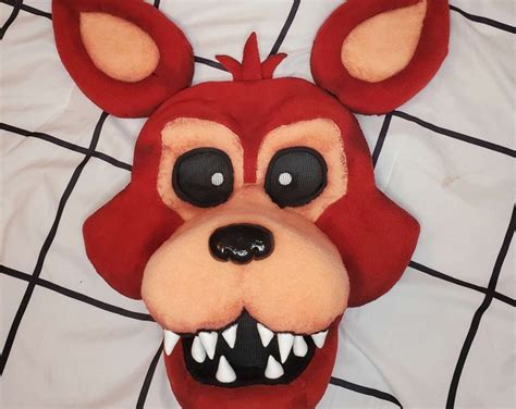 Five Nights At Freddys Foxy Cosplay Mask Michael Afton Etsy