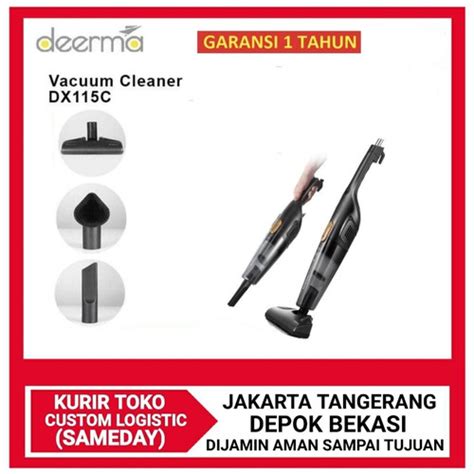 Jual Deerma DX115C Handheld Vacuum Vakum Vacum Cleaner Derma Mobil 400W ...
