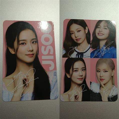 Jual Official Photocard Blackpink Oreo Jisoo Shopee Indonesia