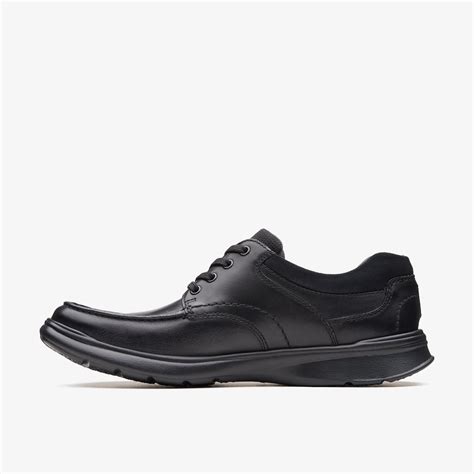 MENS Cotrell Edge Black Smooth Leather Cotrell Edge | Clarks