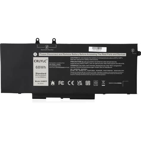 Wh Hwpp Batterie Pour Dell Latitude