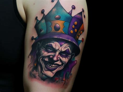 Jester Tattoo Meaning & Symbolism (Sorrow+Focus)