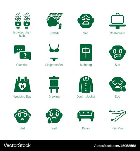 Doodle icons Royalty Free Vector Image - VectorStock