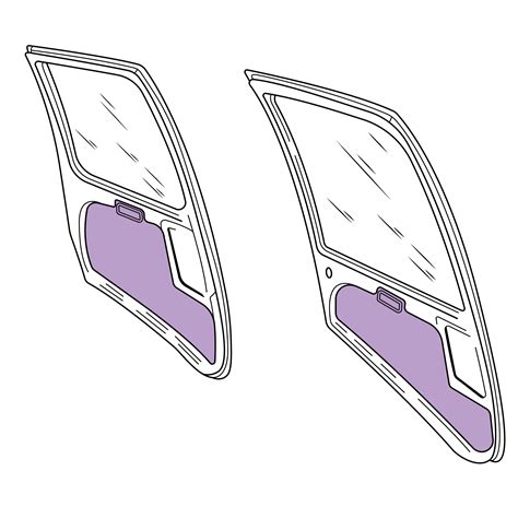 R66 Door Panel Inserts – Custom Leather with Pocket, Set of 4