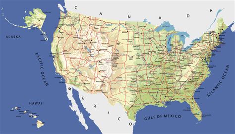 google map of the us 6