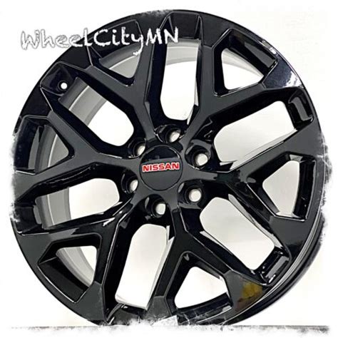 Gloss Black Snowflake Oe Replica Wheels Fits Nissan Armada