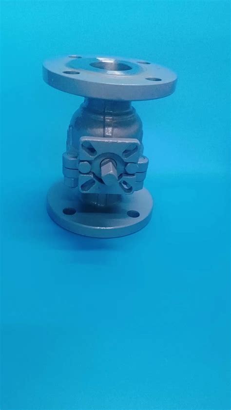 Stainless Steel Bsp Npt Ss304ss316 High Platform Flanged Ball Valve Ball Valve And Flange