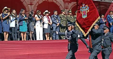 Arequipa Paseo De Bandera Desfile Y Repique De Campanas Por