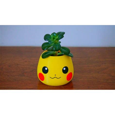 Jual POT KAKTUS CLAY POT PIKACHU CHARACTER POKEMON EMOTE KARAKTER