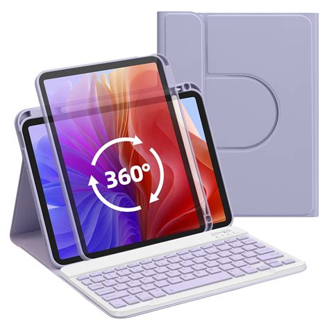 Goojodoq For Ipad Case With Keyboard Pencil Holder Magnetic Pro Air