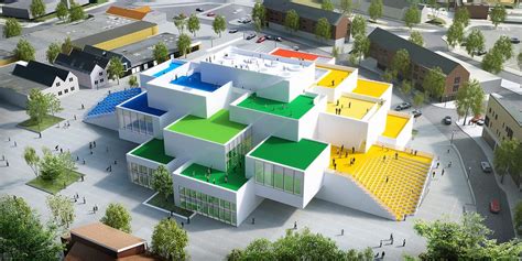 Twenty-One Colorful Cubes Compose Denmark's Newly Opened Lego House — Colossal