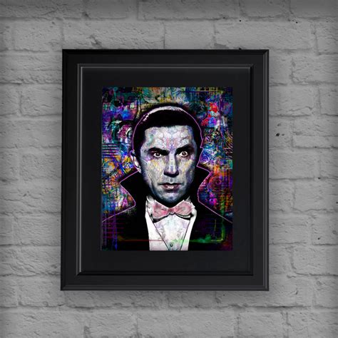 Dracula Poster, Bela Lugosi Tribute Fine Art – McQDesign