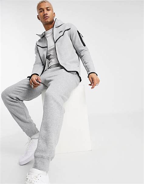 Nike Tech Fleece Tracksuit Set In Grey Asos Vlr Eng Br