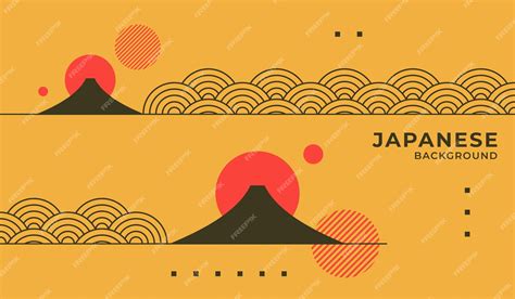 Premium Vector | Geometric japanese abstract vector background