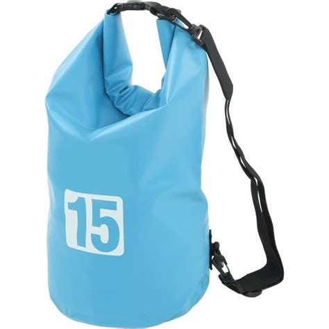 Sac Étanche TRAHOO Sac Seau Portable 15L pour Rafting et Natation