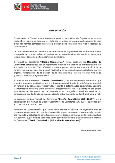 Manual De Carreteras Dg Pdf