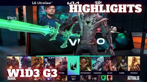 RGE Vs AST Highlights Week 1 Day 3 S12 LEC Spring 2022 Rogue Vs