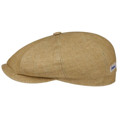 Hatteras Uni Sustainable Linen Flat Cap By Stetson 72 45