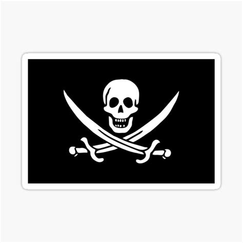 "Skull Pirate Flag" Sticker for Sale by PRODUCTPICS | Redbubble