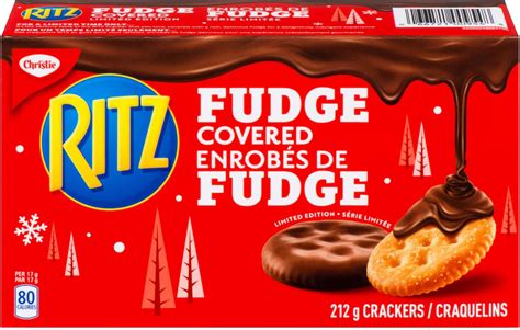 Ritz Limited Edition Holiday Fudge Covered Crackers 212g 7