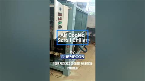 Tempcon Air Cooled Scroll Chiller Youtube