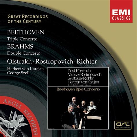 Beethoven Triple Concerto Brahms Double Concerto Amazon Co Uk Music