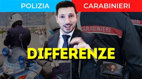 Differenza Polizia Di Stato Arma Dei Carabinieri