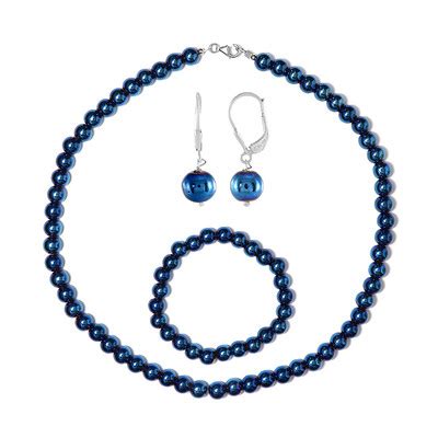 Blauer H Matit Silberset Az Juwelo Schmuck