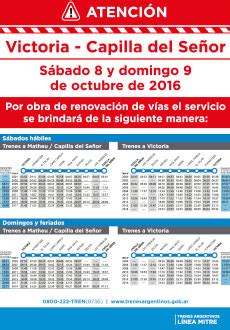 Cr Nica Ferroviaria L Nea Mitre Nuevo Cronograma De Horarios Para El